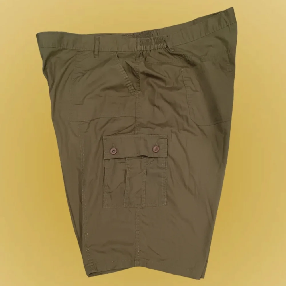 Anthology Cargo Short Pants Plus Size Women's 28 Army Green Lightweight - NWOT - Picture 4 of 10